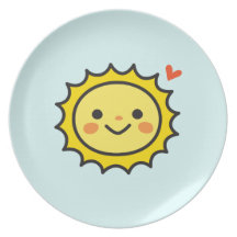 The Little Baby Sun Plates