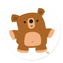 The little bear stickers