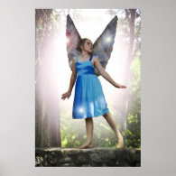 The Little Blue Fairy Poster
