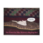 The Little Cat Who Wanted a Big Dog Bed Post Card