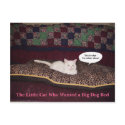 The Little Cat Who Wanted a Big Dog Bed postcards