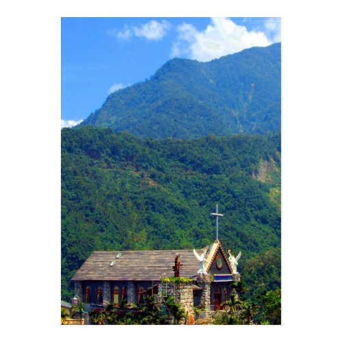 The Little Church in the Mountains print