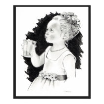THE LITTLE FLOWER GIRL / Pencil posters by joyart THE LITTLE FLOWER GIRL / Pencil posters