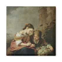 The Little Fruit-Seller, 1670-75 Refrigerator Magnet