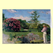 The Little Gardener, Frederick Bazille cards by vintagegiftmall The Little Gardener, Frederick Bazille cards