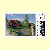 The Little Gardener, Frederick Bazille Postage postage by vintagegiftmall The Little Gardener, Frederick Bazille Postage postage