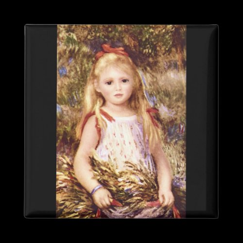The Little Gleaner by Pierre Renoir Magnet