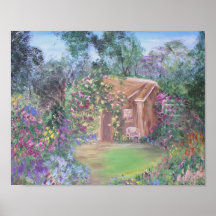 The Little House at the End of the Path Print