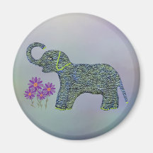 The Little Jade Elephant Magnet