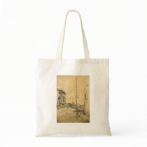 The little Mast by James Abbott McNeill Whistler Canvas Bags