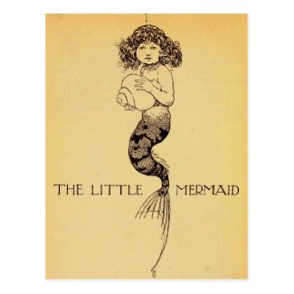 The Little Mermaid Postcard