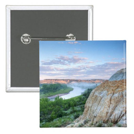 The Little Missouri River at the Little Pinback Button