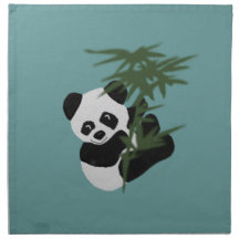 The Little Panda Printed Napkins