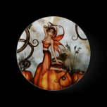 The Little Pumpkin Fairy Button by Emma Marlow buttons