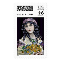 The Little Raven Head Girl postage