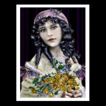 The Little Raven Head Girl postcards