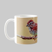 The Little Red Bird Mug mugs