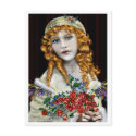 The little Red head Girl postcards by DeepRedTiger The little Red head Girl postcards