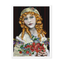 The little Red head Girl postcards by DeepRedTiger The little Red head Girl postcards