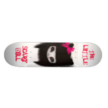 The Little Scary Doll Skate Board Decks