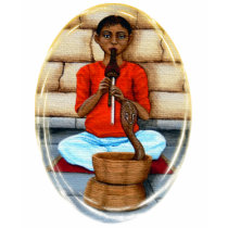"The Little Snake Charmer" t-shirts by mareen "The Little Snake Charmer" t-shirts