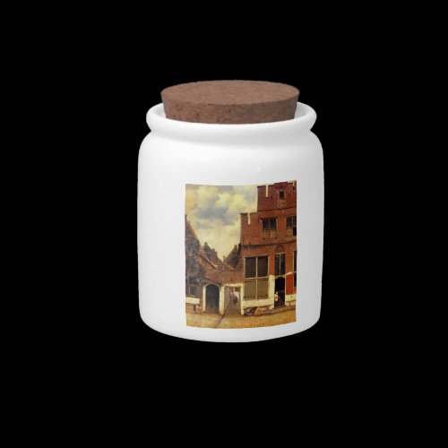 The little street by Johannes Vermeer Candy Dishes