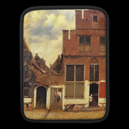 The little street by Johannes Vermeer Ipad Sleeves