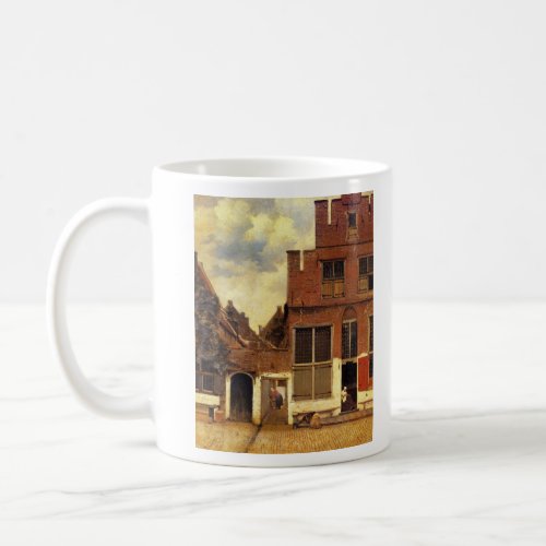 The little street by Johannes Vermeer Coffee Mugs