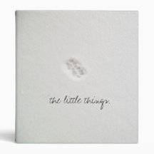 The Little Things Vinyl Binder
