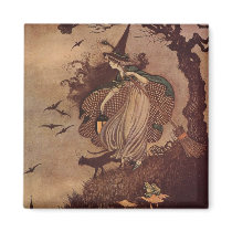 The Little Witch Fridge Magnet