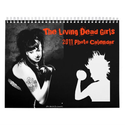 The Living Dead Girls Calendar calendar