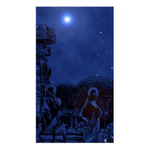 The Living Nativity Gift Tag Business Card business cards by BlayzeInk The Living Nativity Gift Tag Business Card business cards
