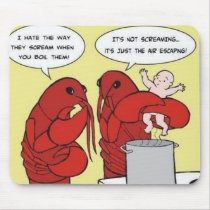 The Lobster Dinner mousepads by TheAnimalLiberator The Lobster Dinner mousepads
