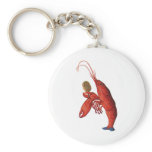 The Lobster Quadrille Key Chain