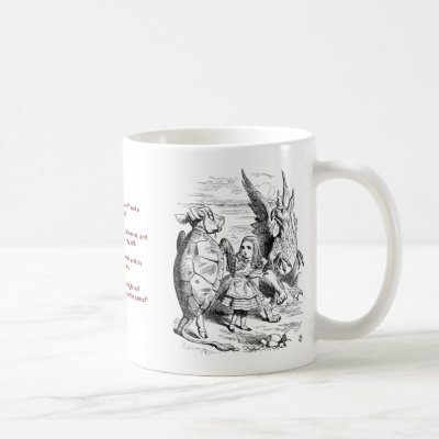 The Lobster Quadrille Mug, Alice in Wonderland by ZephyrusBooks