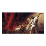 The Lock,  By Fragonard Jean-Honoré (Best Quality) Personalized Photo Card