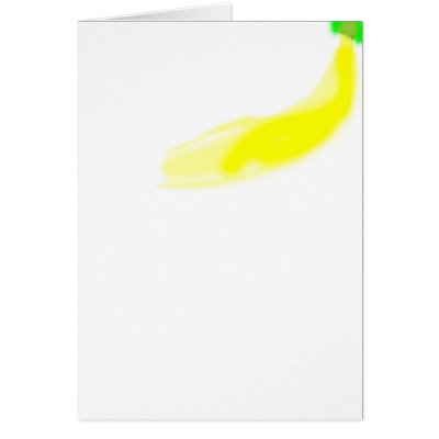 the 'logical' banana logo greeting cards by hen2busi