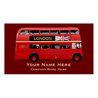 The London Red Bus Business Card