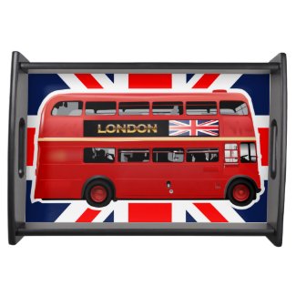 The London Red Bus Serving Tray