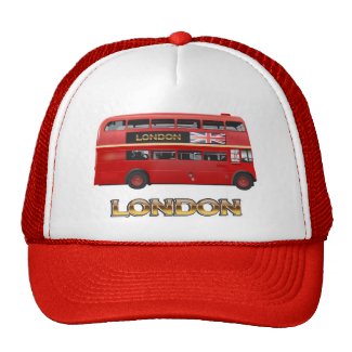 The London Red Bus Trucker Hat