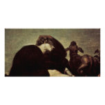 The Loneliness At Dawn By Füssli Johann Heinrich ( Personalized Photo Card