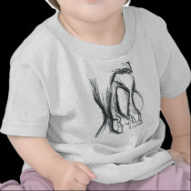 The long face of thanatos t-shirts