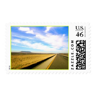 The Long  Road Postage by annienbart