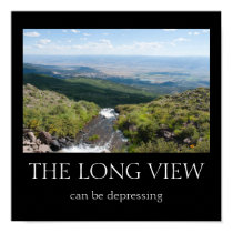 The Long View Can be Depressing posters by bluerabbit The Long View Can be Depressing posters