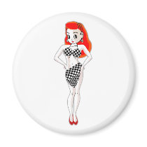 The Look Fridge Magnets