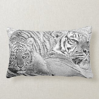 The look out_ throw pillow
