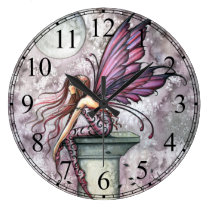 The Lookout Fairy Fantasy Art Wall Clock wall clocks