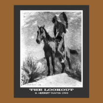 The Lookout, Vintage Poster Print