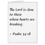 The Lord is close to thosewhose hearts are brea... Cards