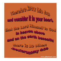 The Lord Is God Poster posters by sundayschoolzone The Lord Is God Poster posters